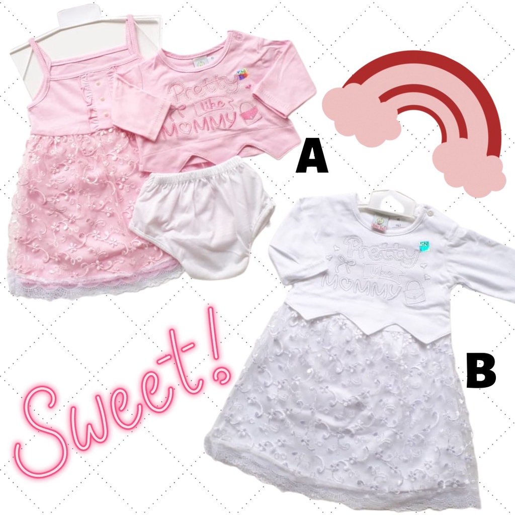 Dress Bayi  Dress Anak Gaun Anak Bayi Brokat Aqiqah Babybell Goldenkidshop