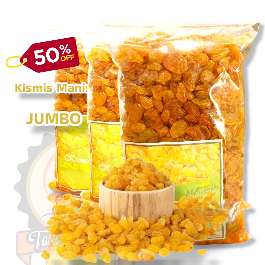 Kismis arab golden raisin semi jumbo 1kg