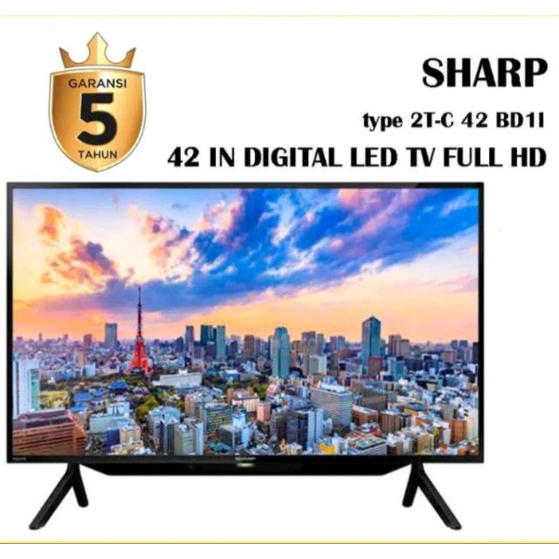 TV SHARP 42 INCH 2T-C42BD1I LED TV AQUOS