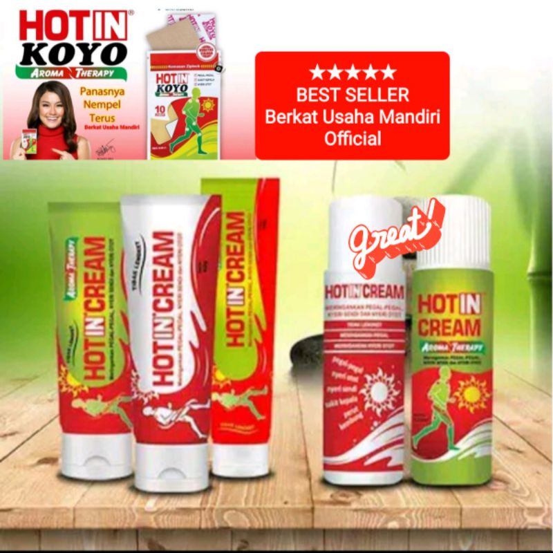 Hot In Cream tube 60g - 120g all varian Terlaris termurah &amp; Garansi 100% Ori