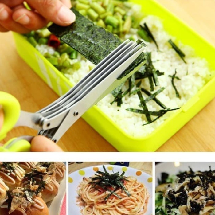 

Mantap Gunting 5 Layer 5 Lapis Gunting Sayuran Cepat Multifungsi Portable New Terlaris