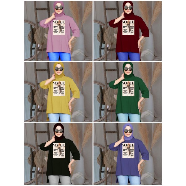 tunik hijab basic L XL XXL