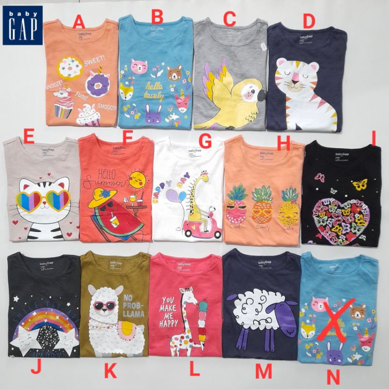 Baby Gap Kaos Anak Perempuan