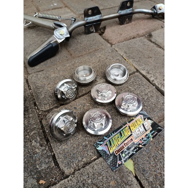 TUTUP KELEP STAINLESS/TUTUP KLEP STAINLESS PNP CB GL MP TIGER 1 SET (2BIJI)