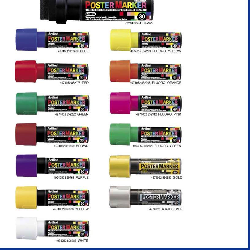 

EXCLUSIVE!ARTLINE Spidol Poster Marker EPP-30|KD1