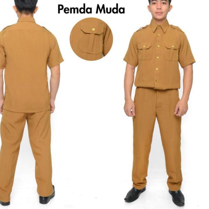 Termurah Baju Dinas Pdh Pria bahan import merek elponte #pemda