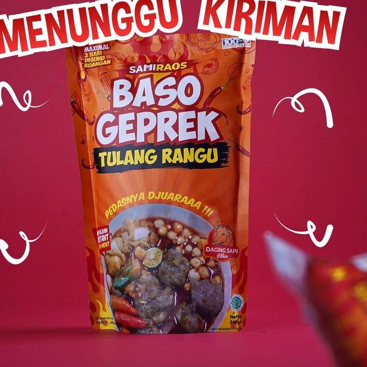

ARTk9K4w--[BISA COD] Baso Geprek Tulang Rangu Samiraos / Baso aci geprek samiraos