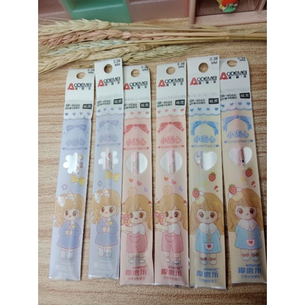 Refill isi ulang tinta pulpen bisa dihapus merk Odemei