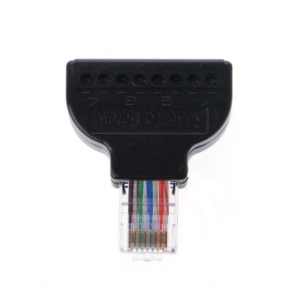Agustinina Converter Handal CCTV Kit Screw Adapter Untuk Kabel Jaringan Adapter Eterna
