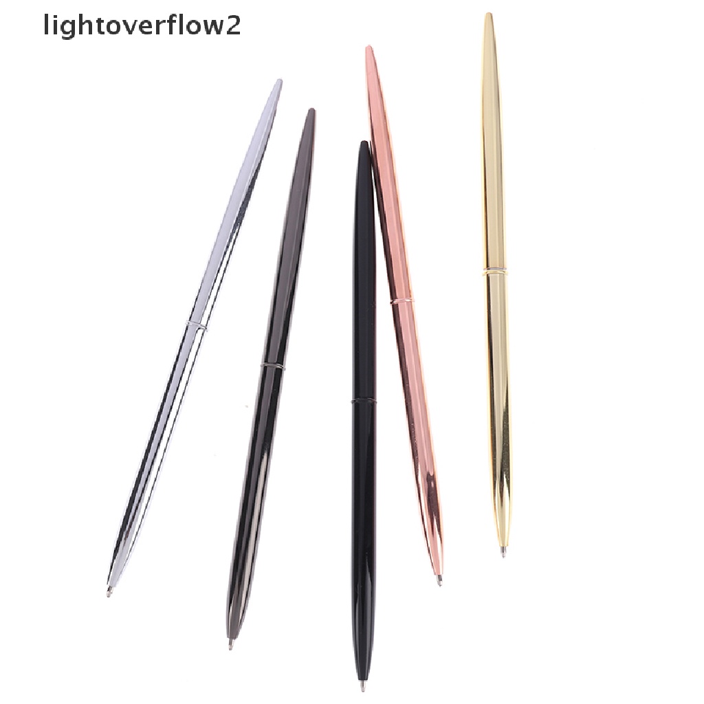 (lightoverflow2) 1pc Bolpen Metal Untuk Kantor / Sekolah