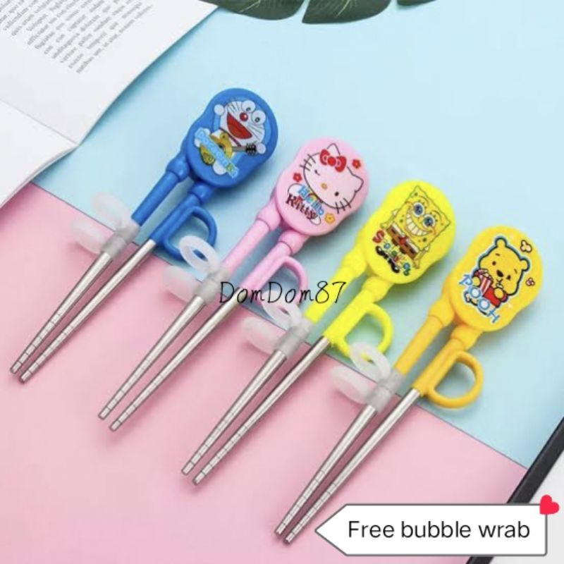 [D87] SUMPIT ANAK KARAKTER SUMPIT BELAJAR ANAK SUMPIT MAKANAN SUMPIT KUE BUAT ANAK_DORAEMON HELLO KI