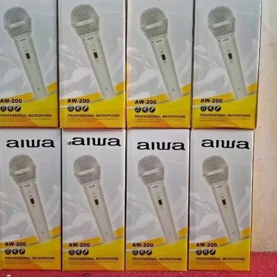 TrcR7d7C--AIWA microphone Mic kabel AW 200 Mikropon suara mantap