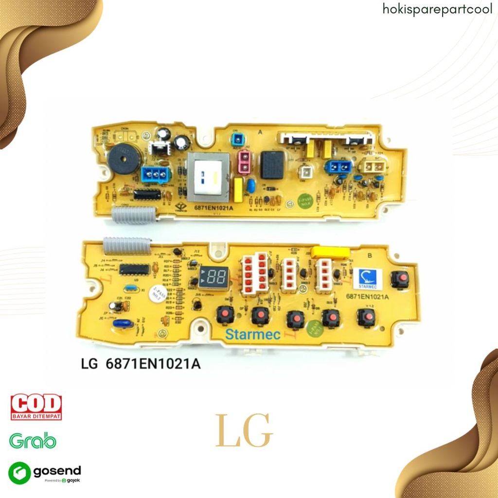 MODUL PCB MESIN CUCI LG WF-L711TC WF-F781TC KODE PART 6871EN1021A