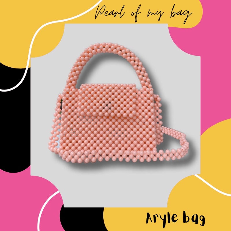 READY Aryle Bag Tas Mote Tas Manik Tas Wanita Tas Unik Tas Cantik Beaded Bag Tas Kekinian Tas Mini T