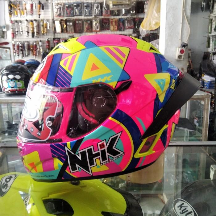 HELM NHK TERMINATOR PIGMENT PAKET SPOILER PINK/FULL FACE