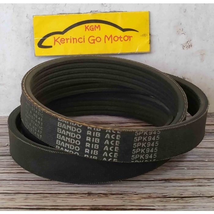 BANDO VAN BELT 5PK 945 RIB BELT TALI KIPAS 5PK-945 FAN BELT ALUR