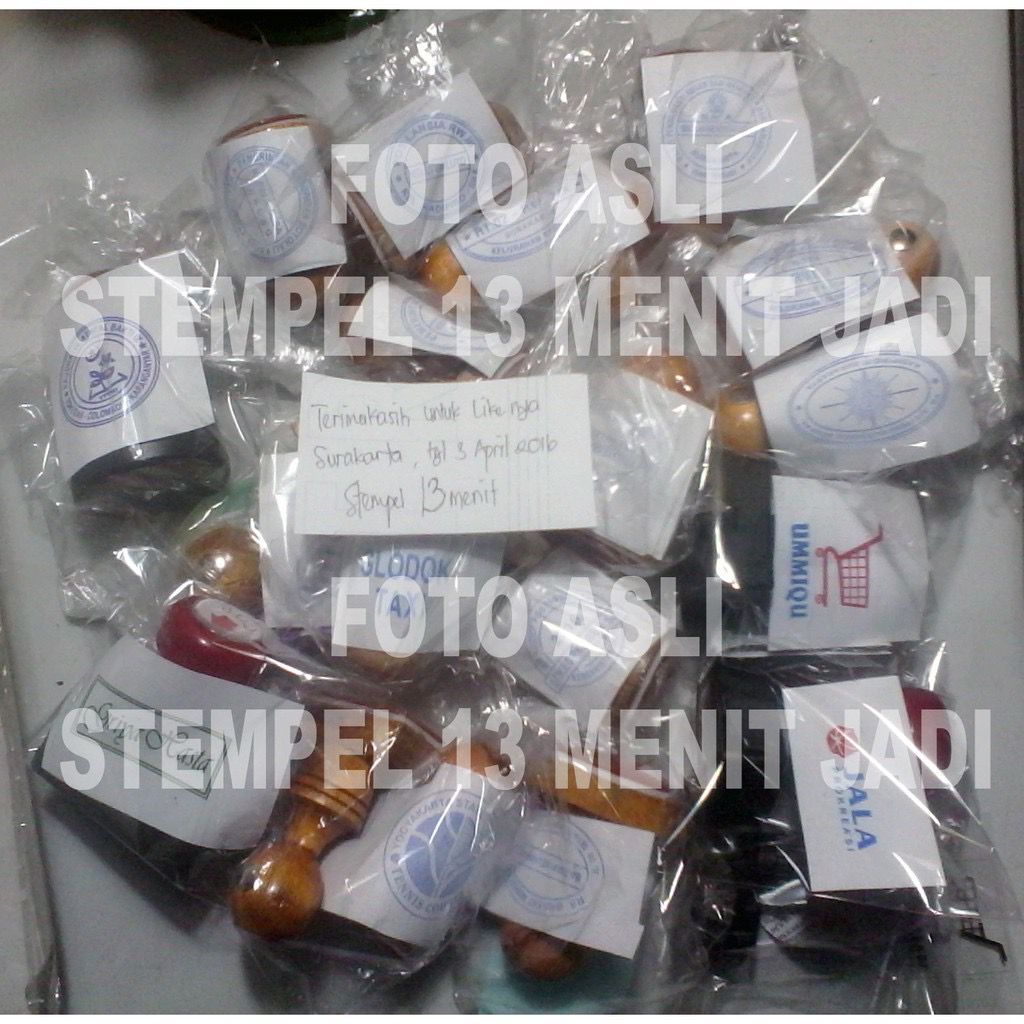 

Stempel Karet Gagang Kayu