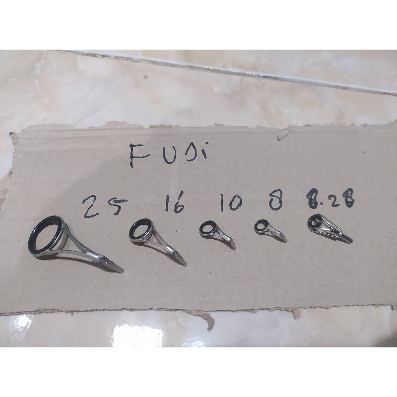 Ring fuji costum joran tegek baramundi satu set isi 5.pcs