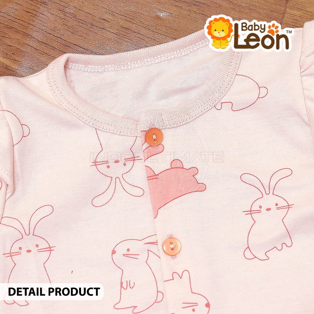 BABY LEON Jumpsuit Bayi Kaki Tertutup Lengan Panjang Jumper Bayi Perempuan Newborn BC-080 Baju Bayi Laki-Laki Baby Sleepsuit Baju Tidur Bayi Jumpsuit Panjang Kaki Tutup Pakaian Bayi