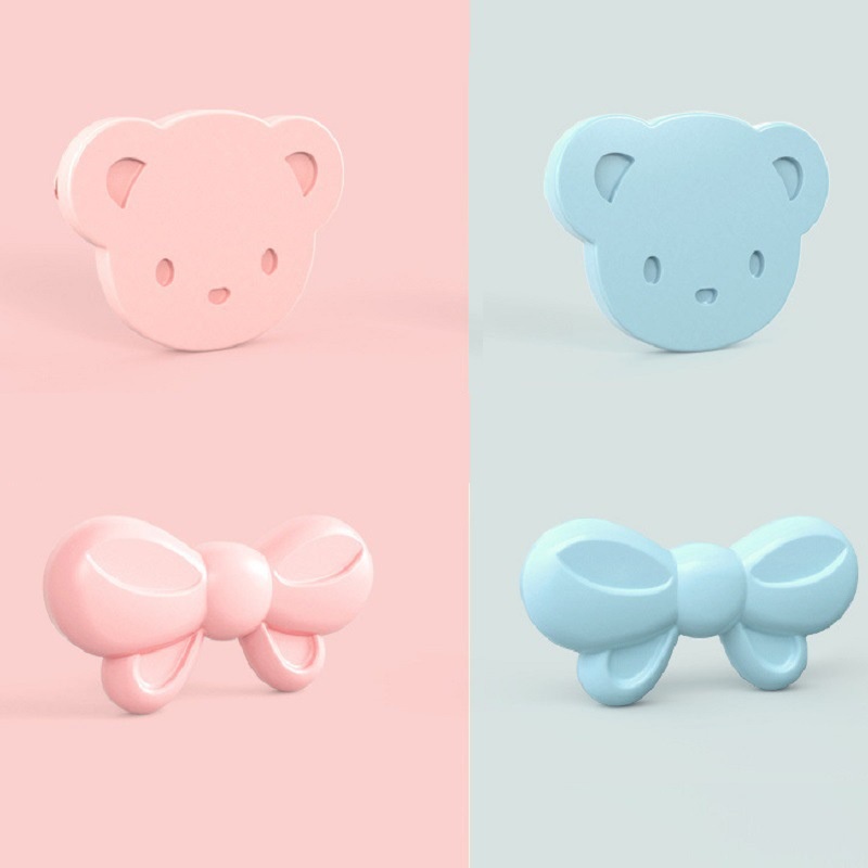 Safety Baby Pins Pin / Peniti Penjepit Pengencang Kain Baju / Popok / Serbet Bayi Cewek Cowok Aman Tidak Mudah Terbuka Stainless Steel Mini / Jumbo Murah Premium Serbaguna Model Pita Hati Bear Lucu Kemiti Pengaman Warna Warni