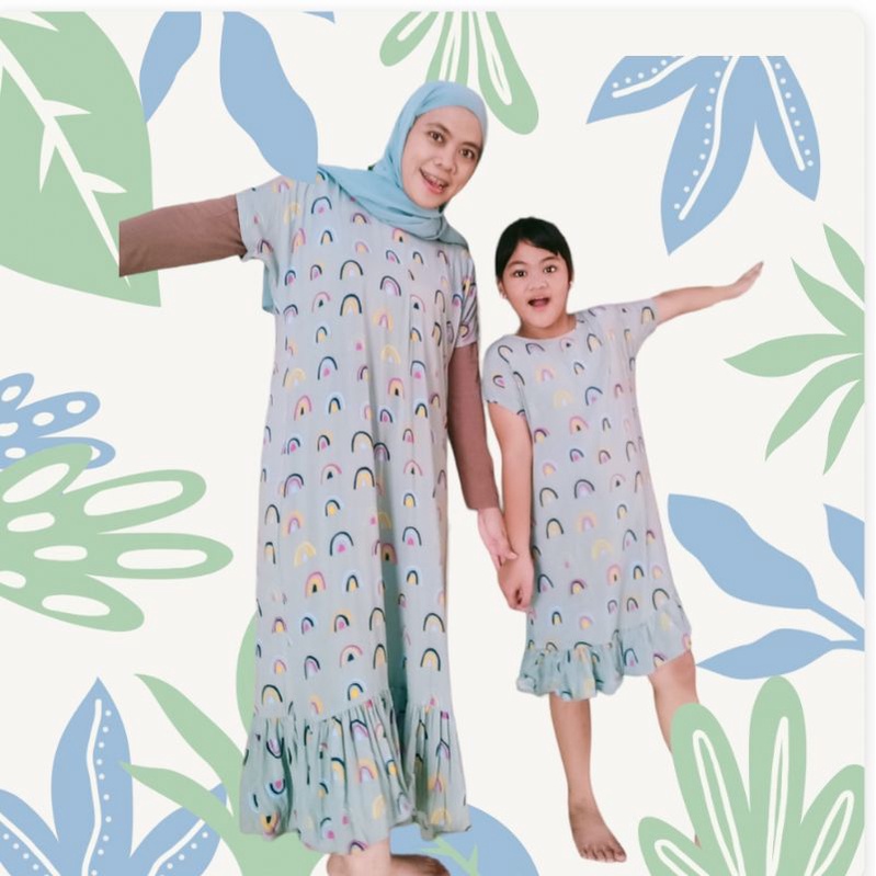 DASTER COUPLE IBU DAN ANAK / DASTER RAYON ANAK MURAH / DASTER RAYON BUSUI / DASTER KATUN RAYON MURAH