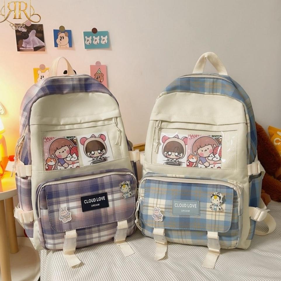 Booming Tas Sekolah Anak CLOUD LOVE / Tas 4 in 1/ Tas Anak Perempuan / Tas Anak Karakter / Ransel SD