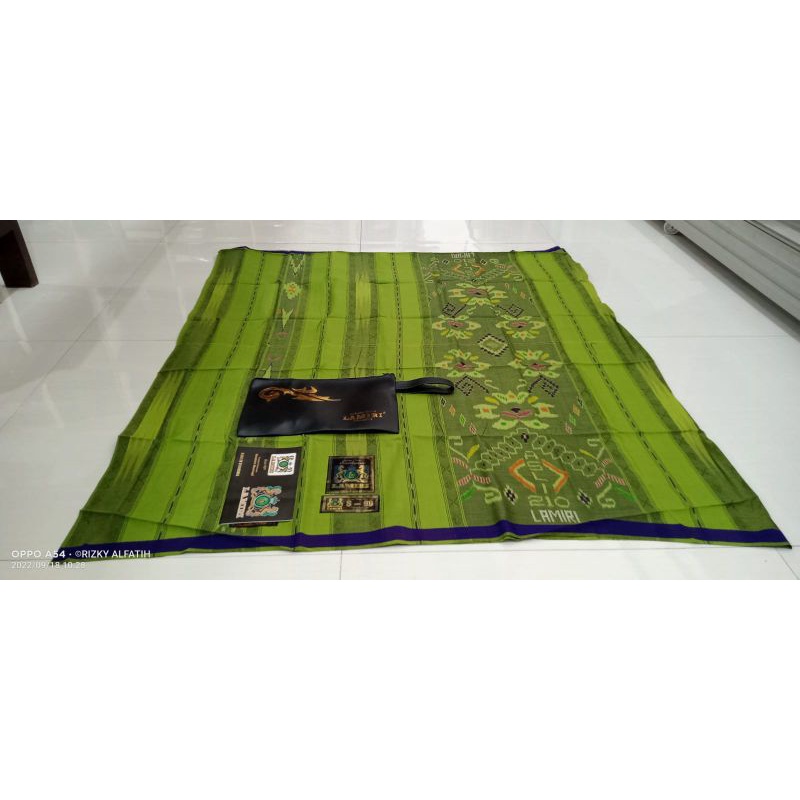 [GRATIS ONGKIR] SARUNG LAMIRI SONGKET MGT S90 LIRIS CANTIK MANIS 100% SUTRA JAHIT TENGAH TERMURAH