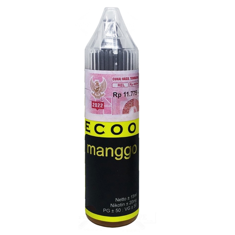 Ecoo Mango Lasi Salt Nic E-Liquid 15ML 20MG [ vape / vapor / rokok elektrik ]