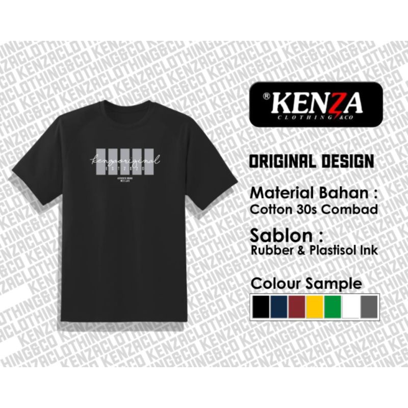 Kaos distro bahan 30s combed motif simple keren lengan pendek warna maroon abu muda hijau botol