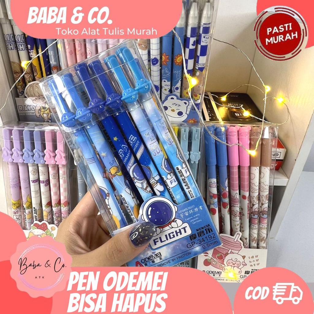 

PEN BISA HAPUS ERASABLE PULPEN ODEMEI LUCU UNIK MURAH PEN MURAH ALAT TULIS SEKOLAH ALAT TULIS KANTOR ATK MURAH BISA COD
