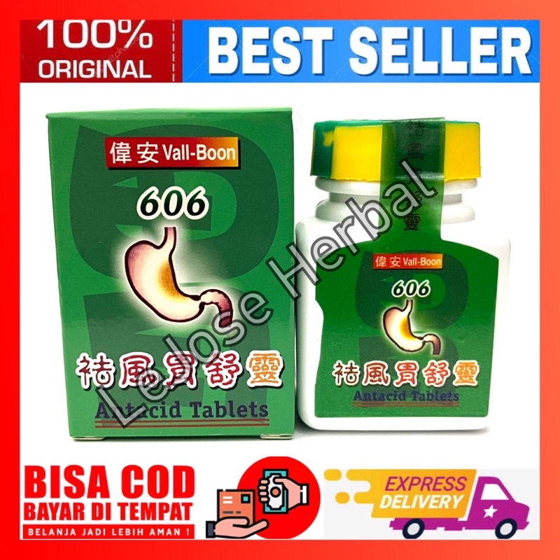 VALL BOON 606 ANTACID TABLET ORIGINAL - OBAT MAAG