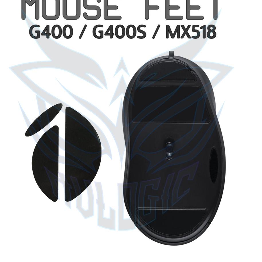 Laris D97VT Mouse Feet Glide Logitech G400 / G400S / MX518 74 Stok Banyak