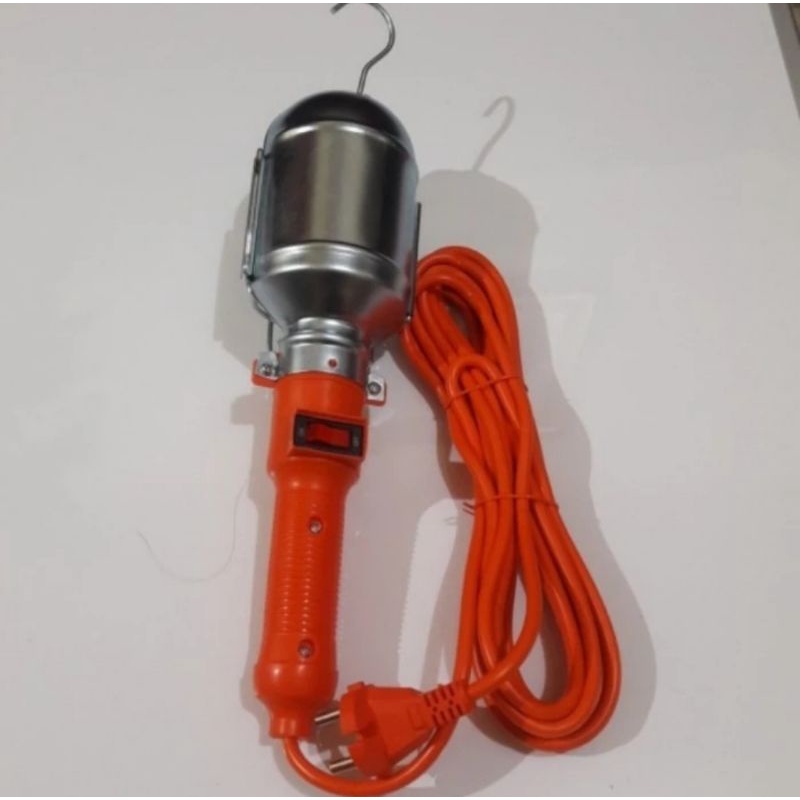 Lampu Kerja / Working Lamp E27 / Portable Electric Hand Lamp + Kabel