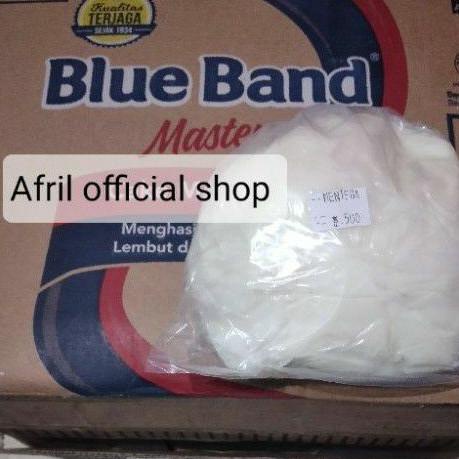 

Untung maksimal--Mentega putih blue band 500gr repack kiloan bukan milky