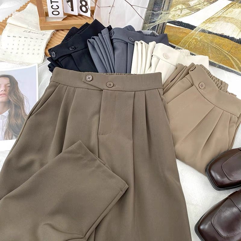 Kulot Cott Import Premium Highwaist Celana Pinggang Karet Highwaist Loose Pants Panjang E05