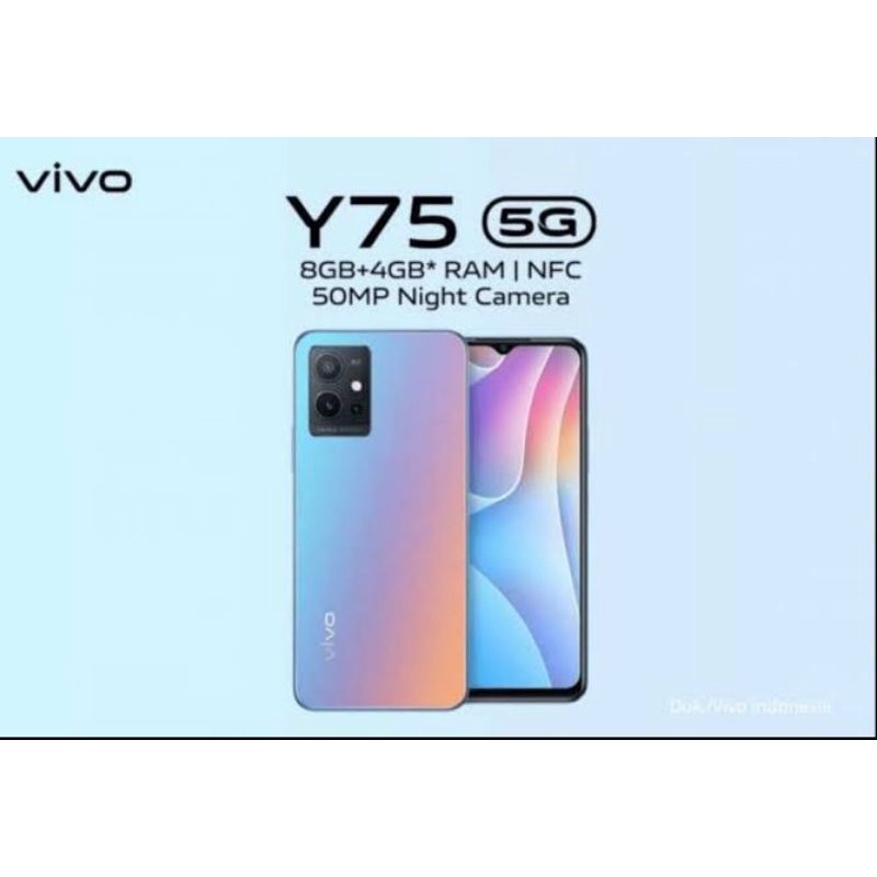 VIVO Y75 5G Ram 8GB + 4GB ROM 128GB - GRS RESMI VIVO (8+4/128GB 5G)