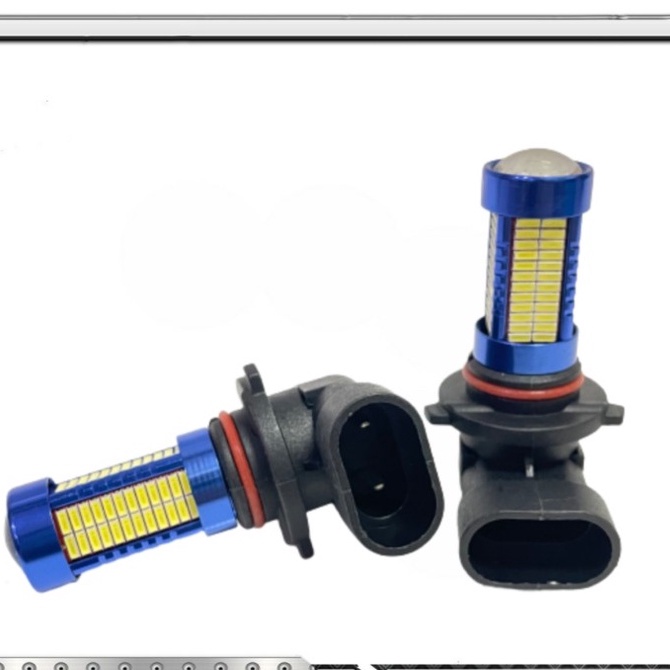 Bohlam Foglamp HB3 HB4/Lampu LED Foglamp 106 Titik/LED SUPER WHITE