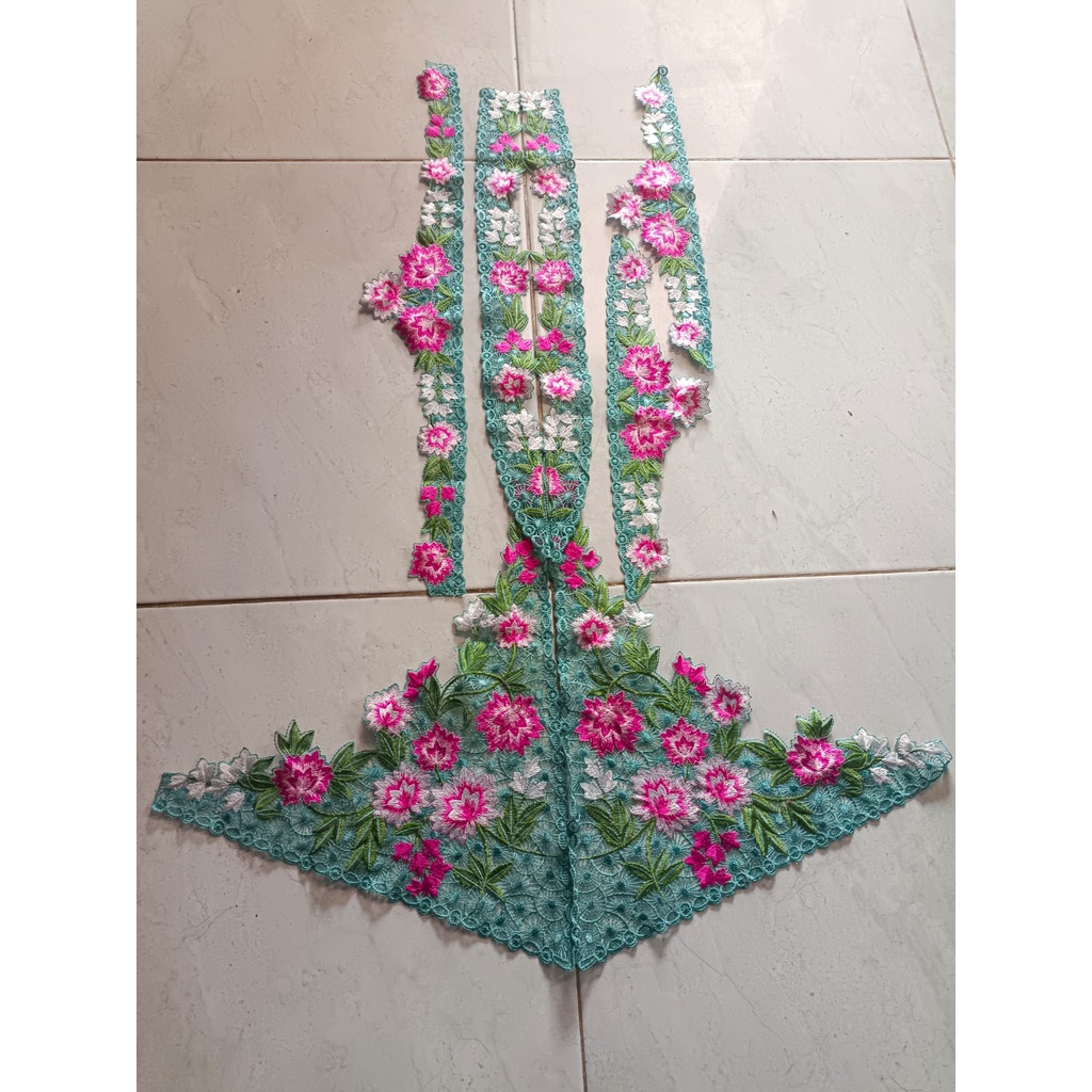 Renda kebaya encim Renda bordir