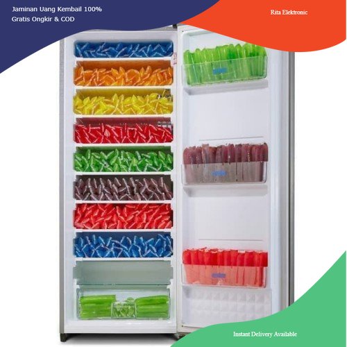 FREEZER 1 PINTU 8 RAK SHARP FJ 195N