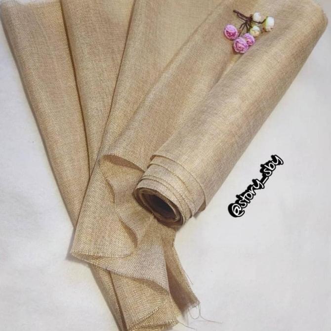 [1 Roll = 10 yard] 50cm Kain Goni Putih / Kain Goni Halus