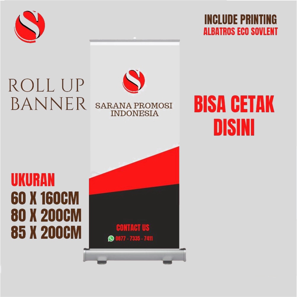 Jual Roll Up Banner Roll Banner Cetak Roll Up Banner Cetak Roll