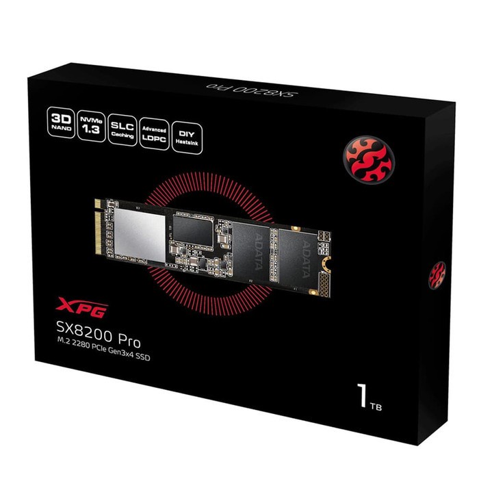 ADATA XPG SX8200 PRO PCIE SSD 1TB M.2 GEN3X4 2280