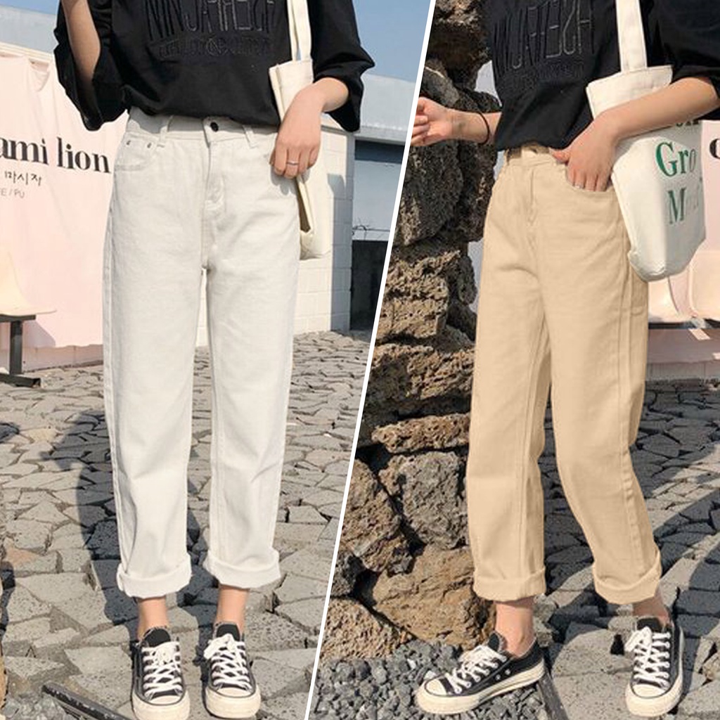 Celana Baggy Pants American Drill Youniq, 4 Ukuran, 5 Warna Pasti Ori