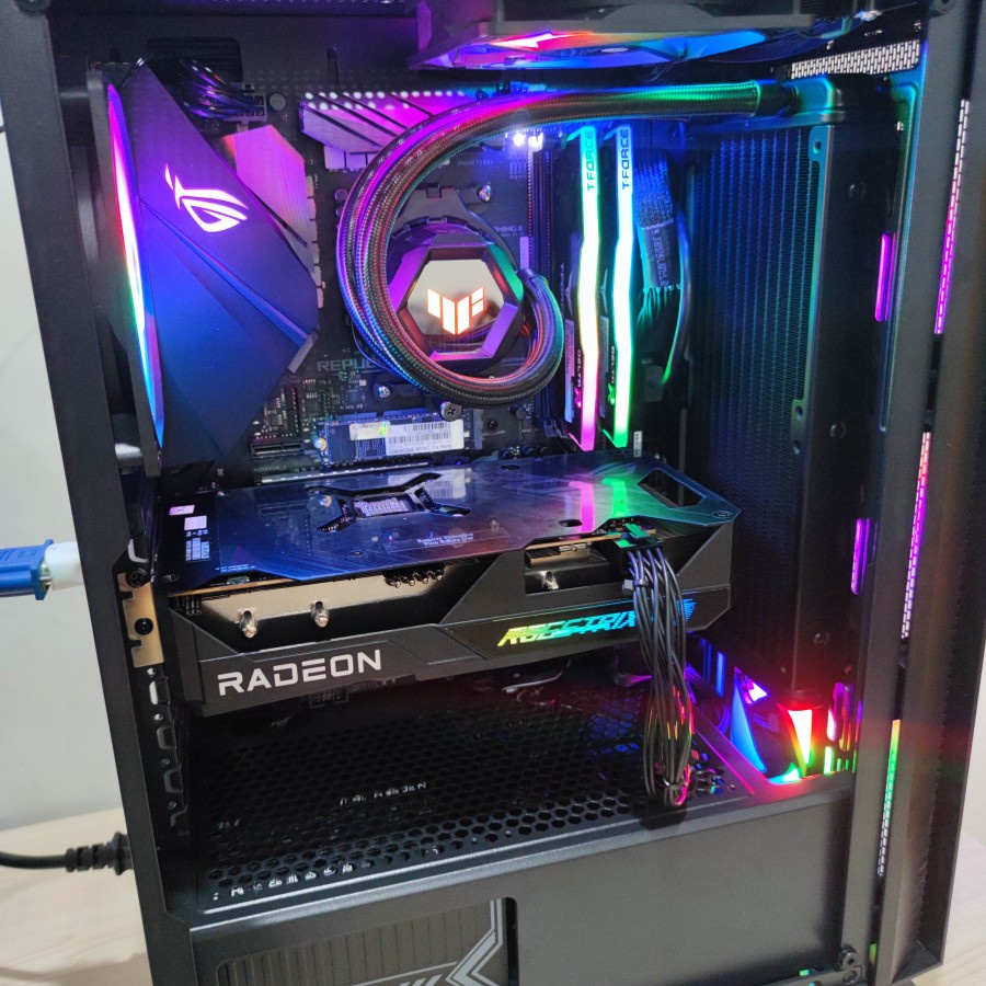 PC GAMING RAKITAN RYZEN / INTEL CUSTOM MID END AMD NVIDIA RADEON DESIGN EDITING STREAMING RGB