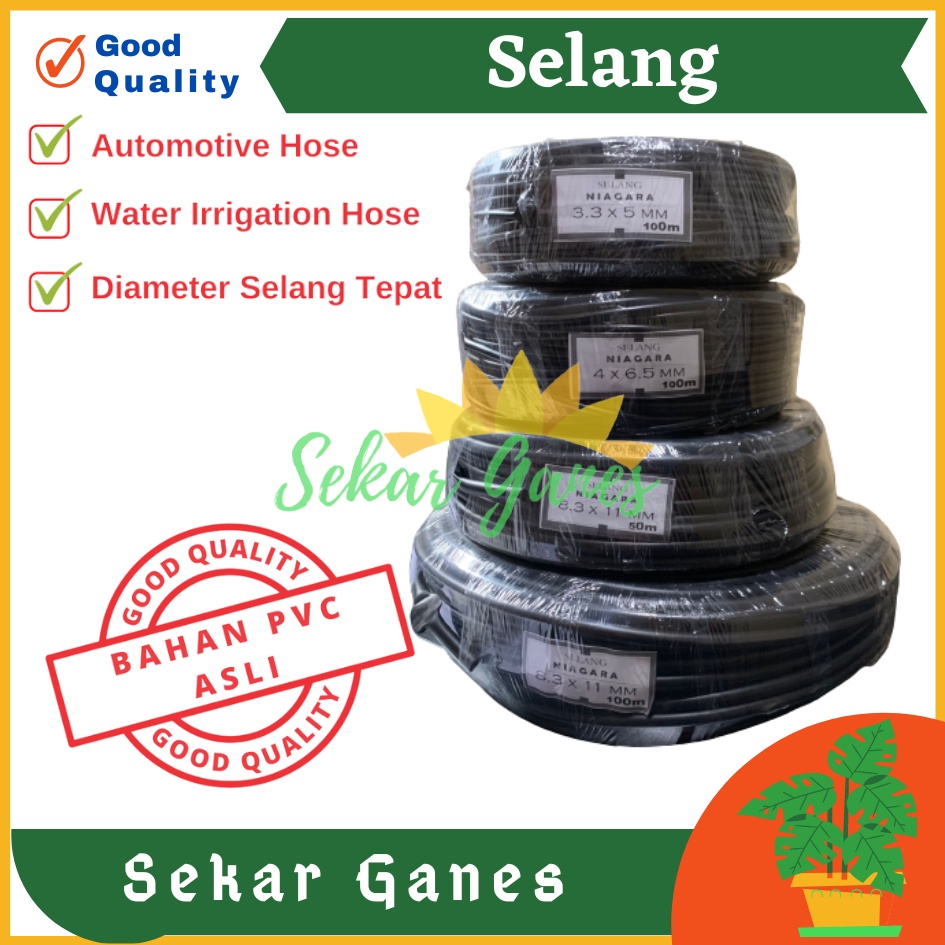 PROMO Selang Pe 11mm 16mm 1ROL 50m 100m Kualitas Bagus Fertigasi Irigasi Hidroponik NFT / DFT /Selang PE 8/11 mm-SELANG PE 8 / 11MM ALAT SIRAM HOSE IRIGASI HIDROPONIK FERTIGASI SPRAYER MISTING HDPE TAMAN KEBUN AIR KNAPSACK GENDONG 8 12 MM