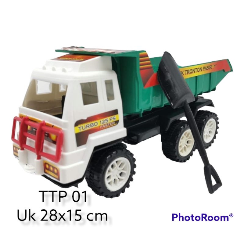 Mainan Mobil Truk DumTruk Tronton Pasir Bahan Plastik