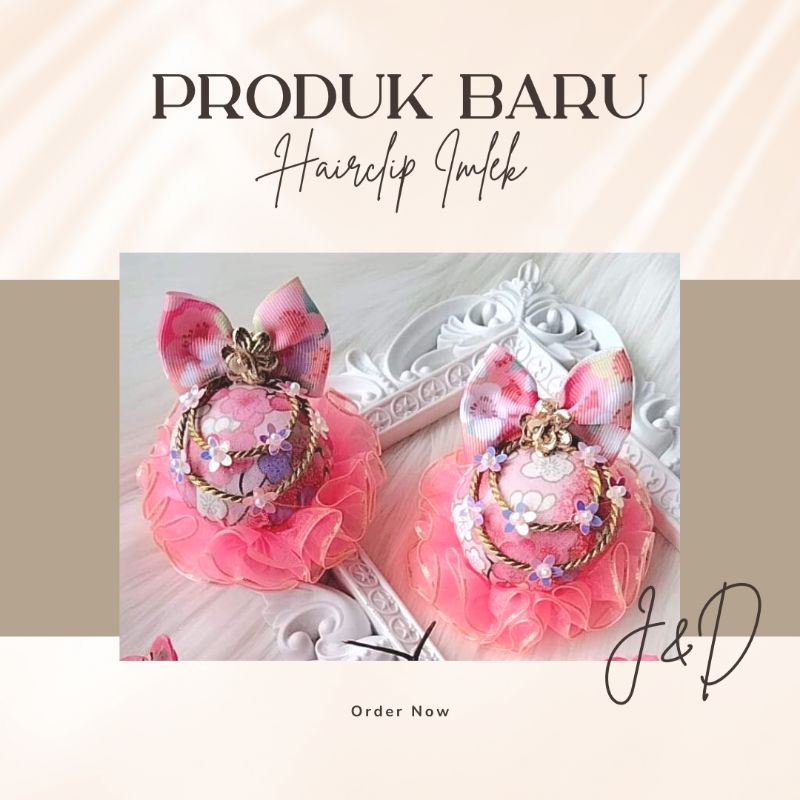 Jepit rambut anak /imlek /jepit cny