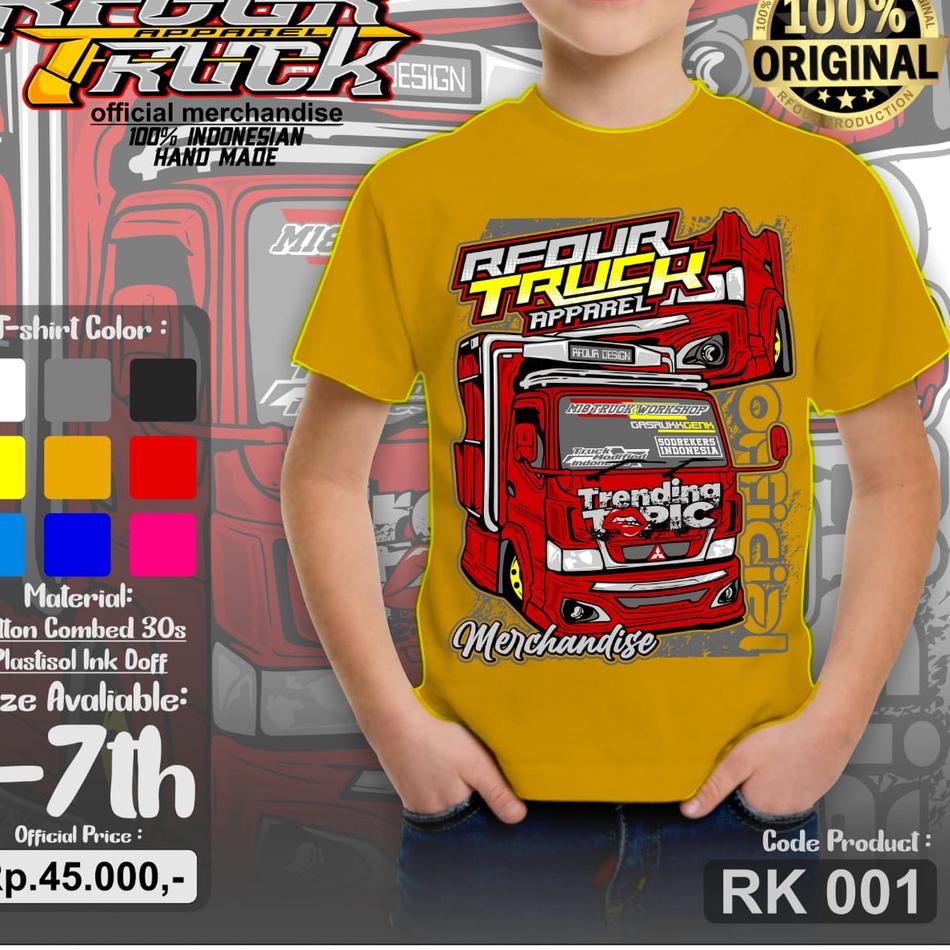 BAJU KAOS TRUCK OLENG ANAK BAJU KAOS TRUCK TRENDING TOPIC ANAK KAOS TRUK KAOS TRUCK KAOS TRUCK MANIA