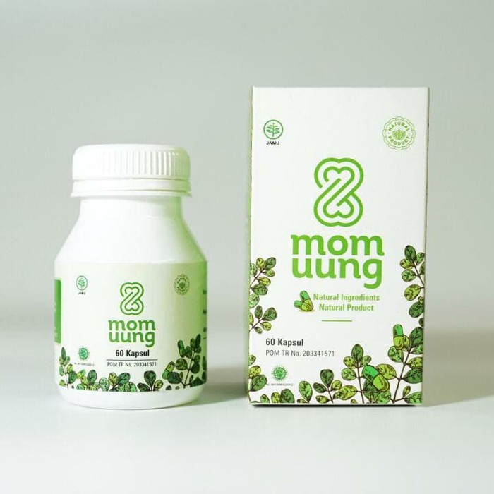 MOM UUNG ASI BOOSTER 60 KAPSUL PELANCAR ASI HALAL BPOM NATURAL