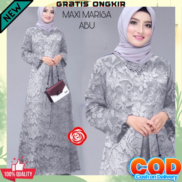 Baju Muslimah Syari Bsju Muslim Murah Import Dres Remaja Kondangan Pesta Gamis Terbaru 2023 Buju Gam